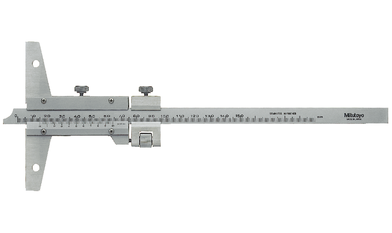 Mitutoyo Nóniuszos mélységmérő finomállítóval, 0-200 mm, 0.02 mm (527-102) termék fő termékképe