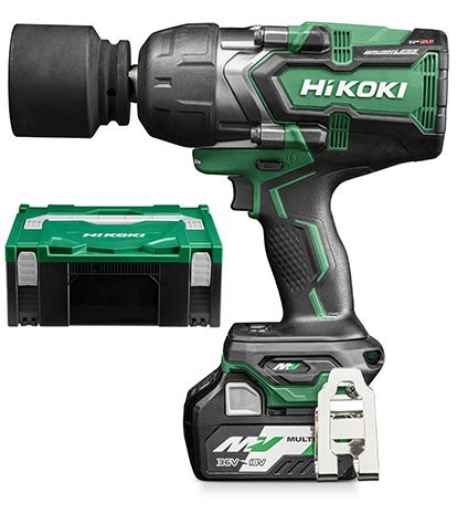 HiKoki WR36DF-WRZ MULTI VOLT akkus ütvecsavarozó (2 x BSL36A18 MULTI VOLT Li-ion akkuval, Hitbox kofferben) termék fő termékképe